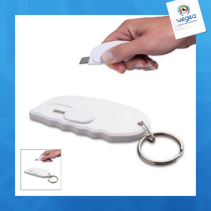 Mini cortador con anillo roto (llavero)