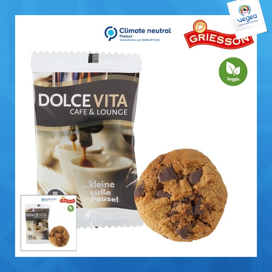 Mini galleta de chocolate
