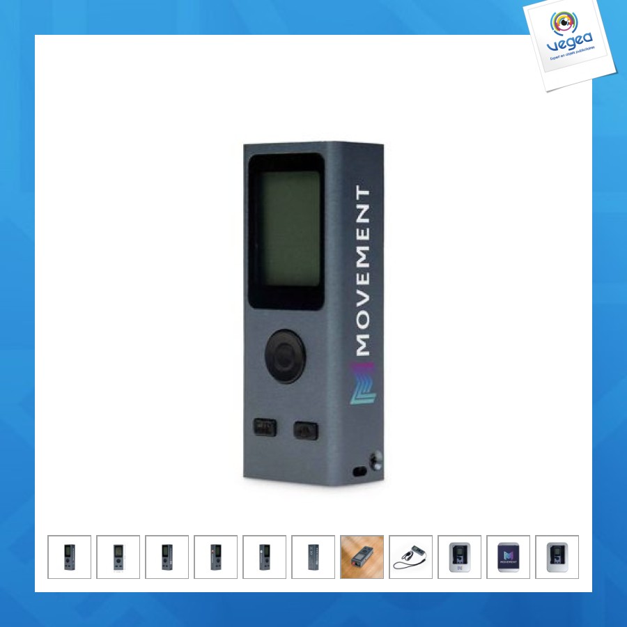 Mini télémètre laser de promoción uf gris