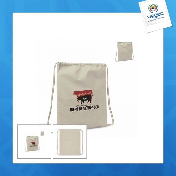 Mochila de cuerda de algodón