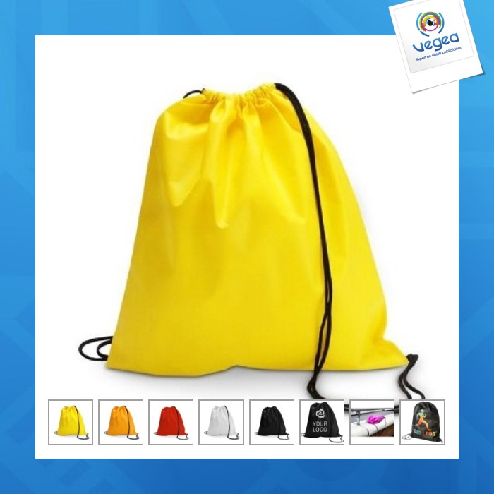 Mochila de tela no tejida
