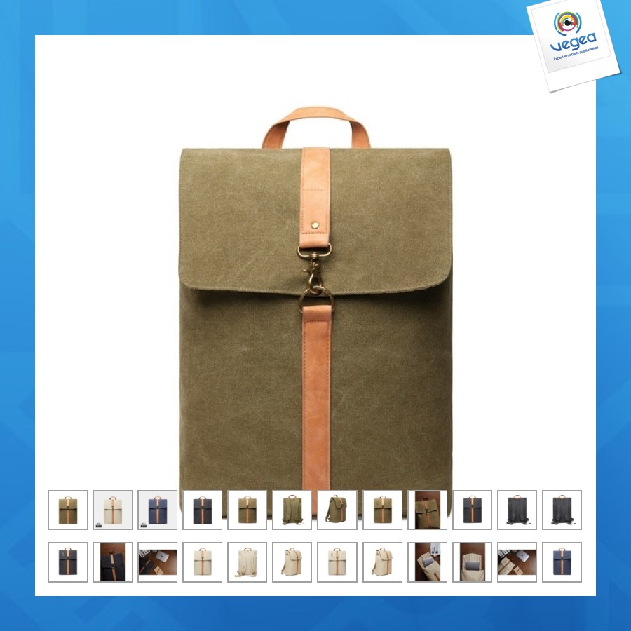 Mochila personalizable de lona bosler