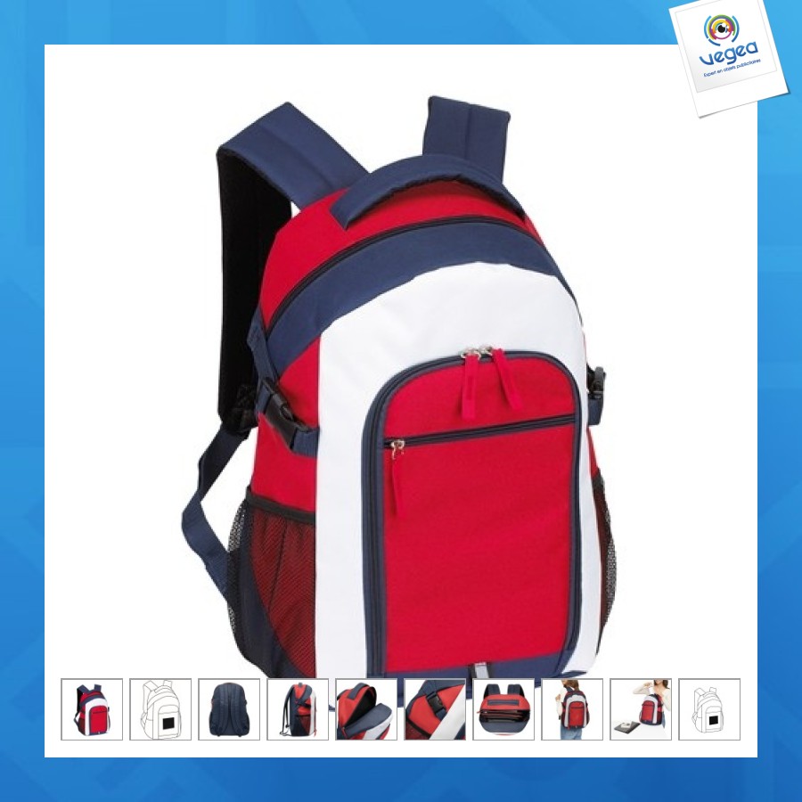 Mochila personalizable marina tricolor