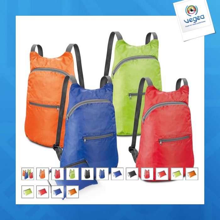 Mochila plegable personalizable