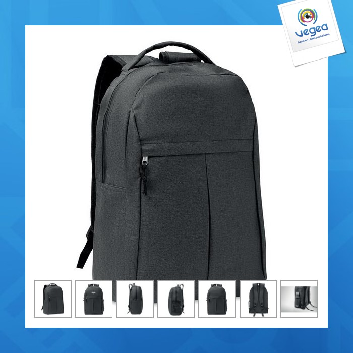 Mochila siena 600d rpet 2 tonos