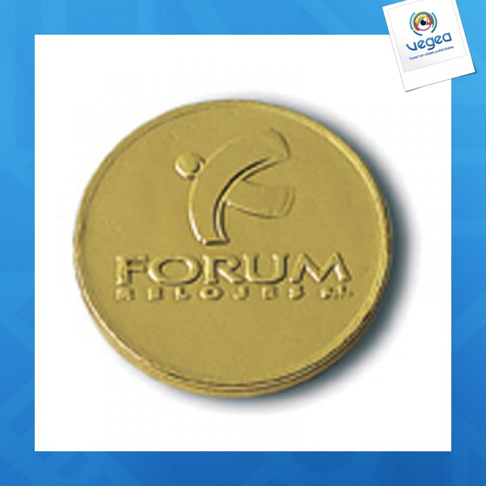 Moneda de chocolate