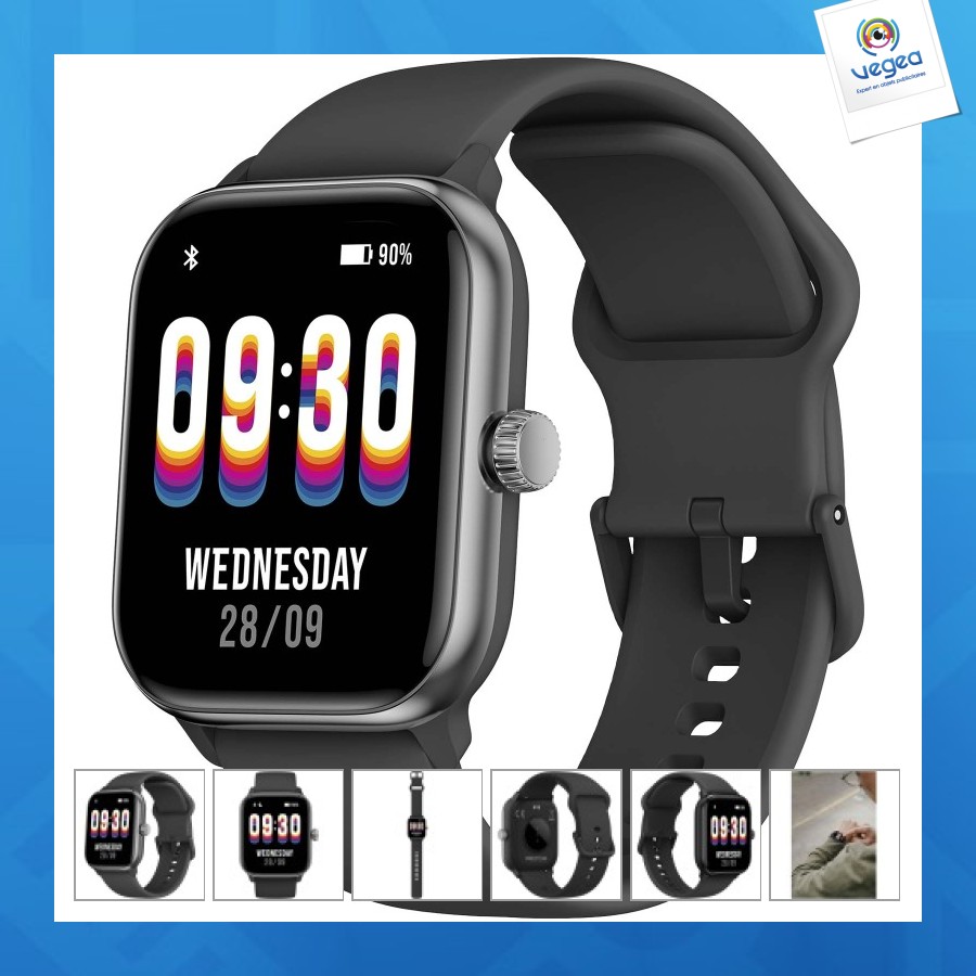Montre intelligente personalizable alexa prixton swb32