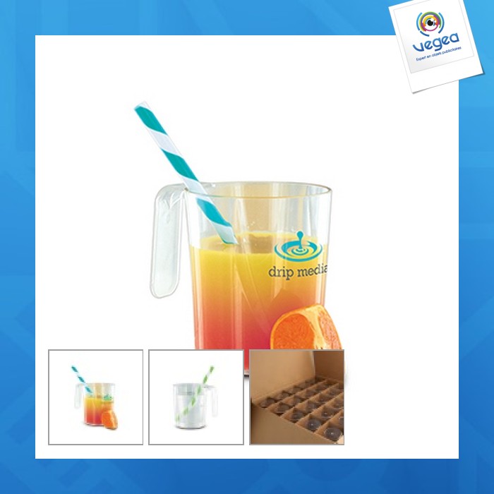 Mug de promoción plastique tritan® 35cl ras bord