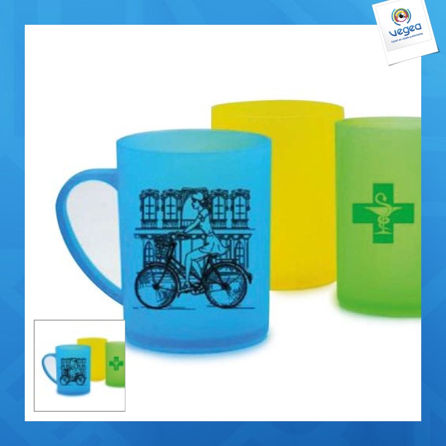 Mug personalizable en plastique 300ml