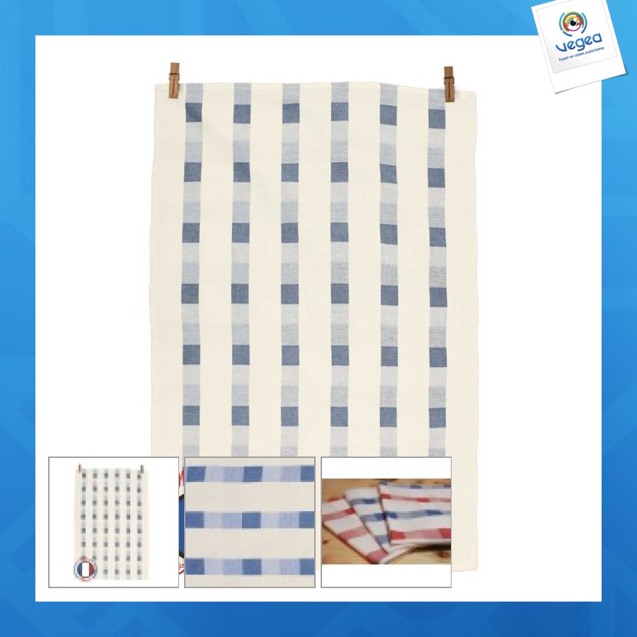 Paño de cocina a cuadros