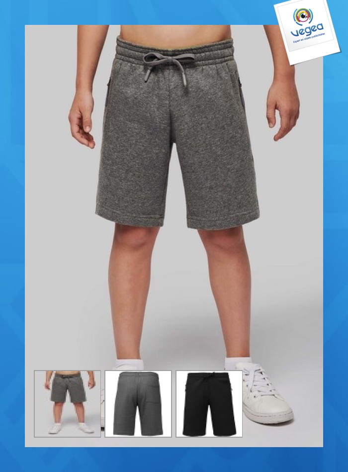 Pantalón corto polar multideporte para niños - proact