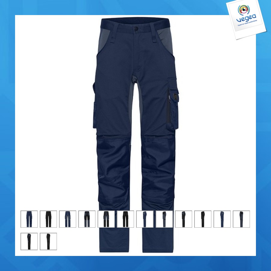 Pantalon workwear unisex - james nicholson