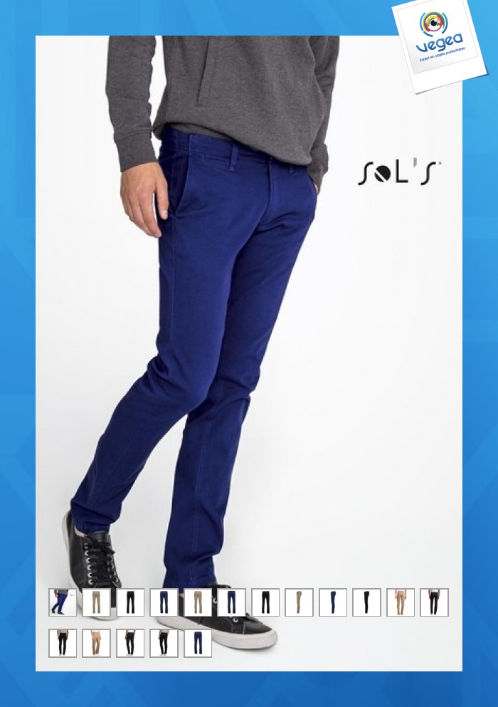 Pantalones chinos hombre - jules men - largo 35 - +48
