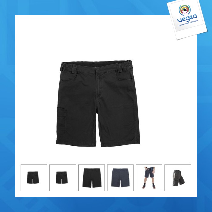 Pantalones cortos chinos elásticos