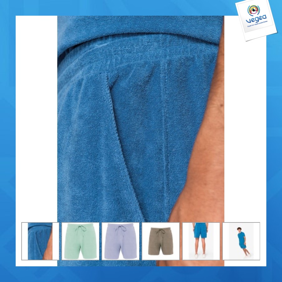 Pantalones cortos de rizo para hombre