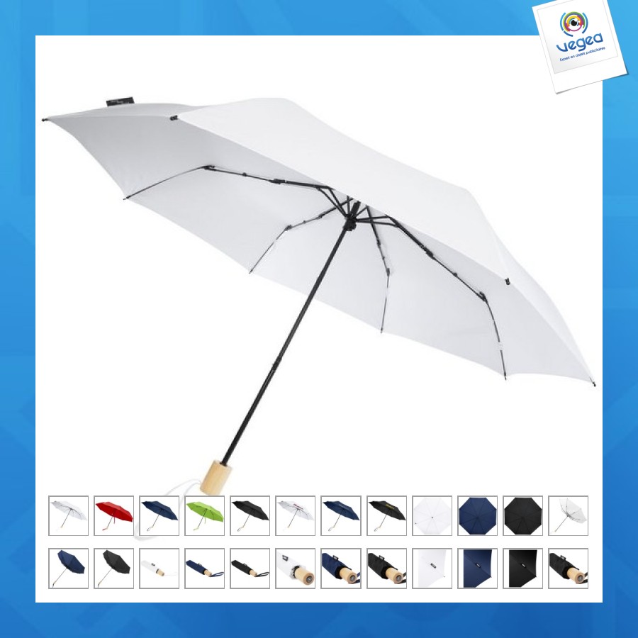Paraguas plegable 21 en pet reciclado