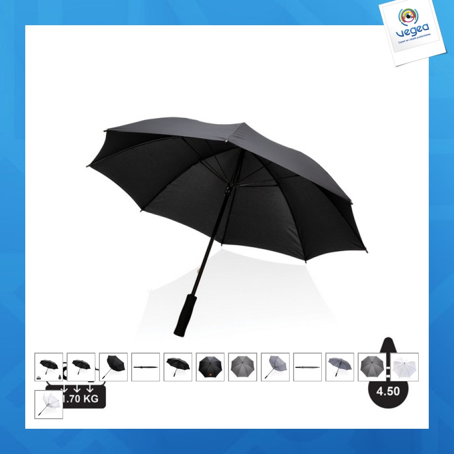 Paraguas storm de 23" en rpet 190t impact aware