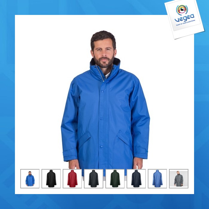 Parka con forro polar y cuello