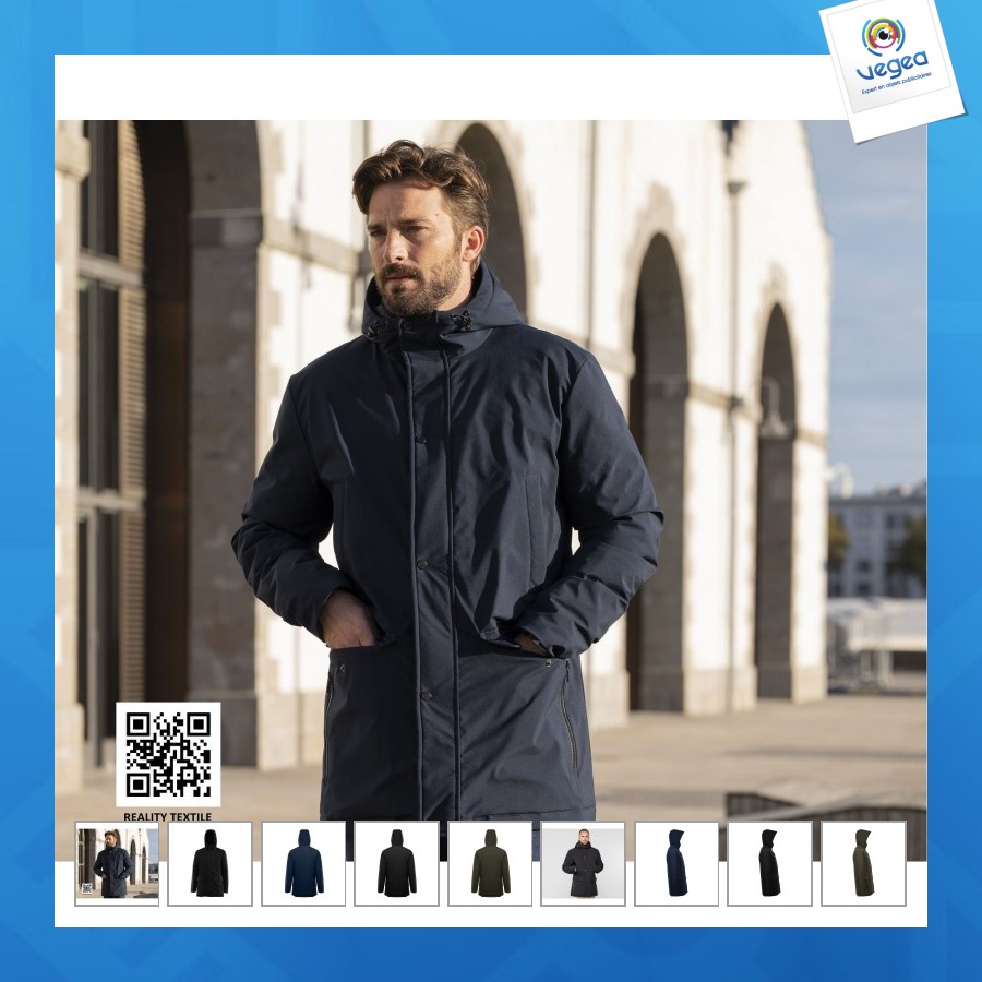 Parka de promoción multipoches chaude et légère