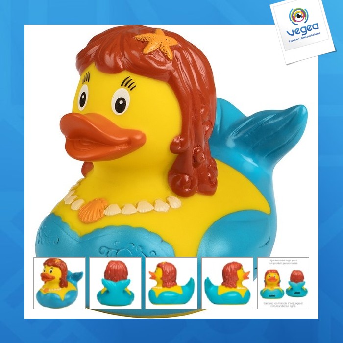 Pato de promoción viajero sirena