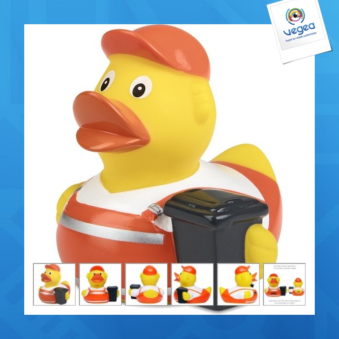 Pato personalizable varios telares recolectores de basura