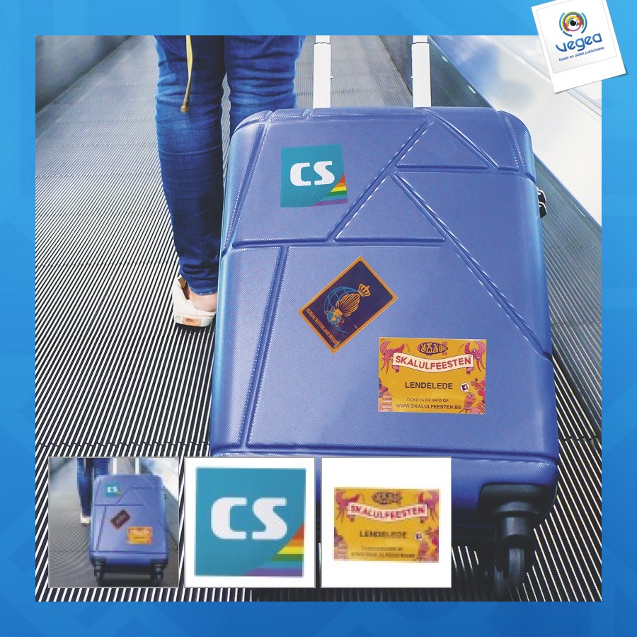 Pegatina de promoción y pegatina en cuatricromía