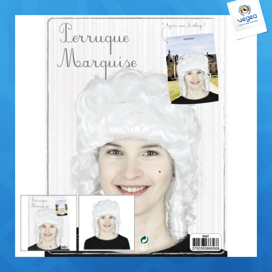 Peluca de promoción marquesa