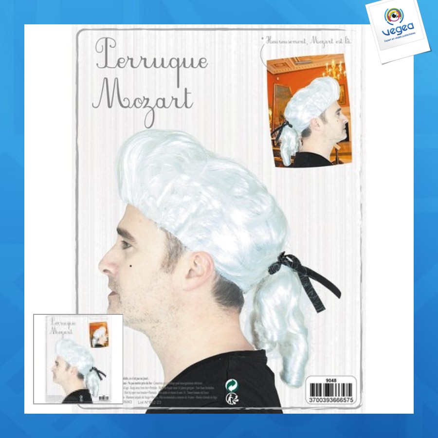 Peluca personalizable mozart