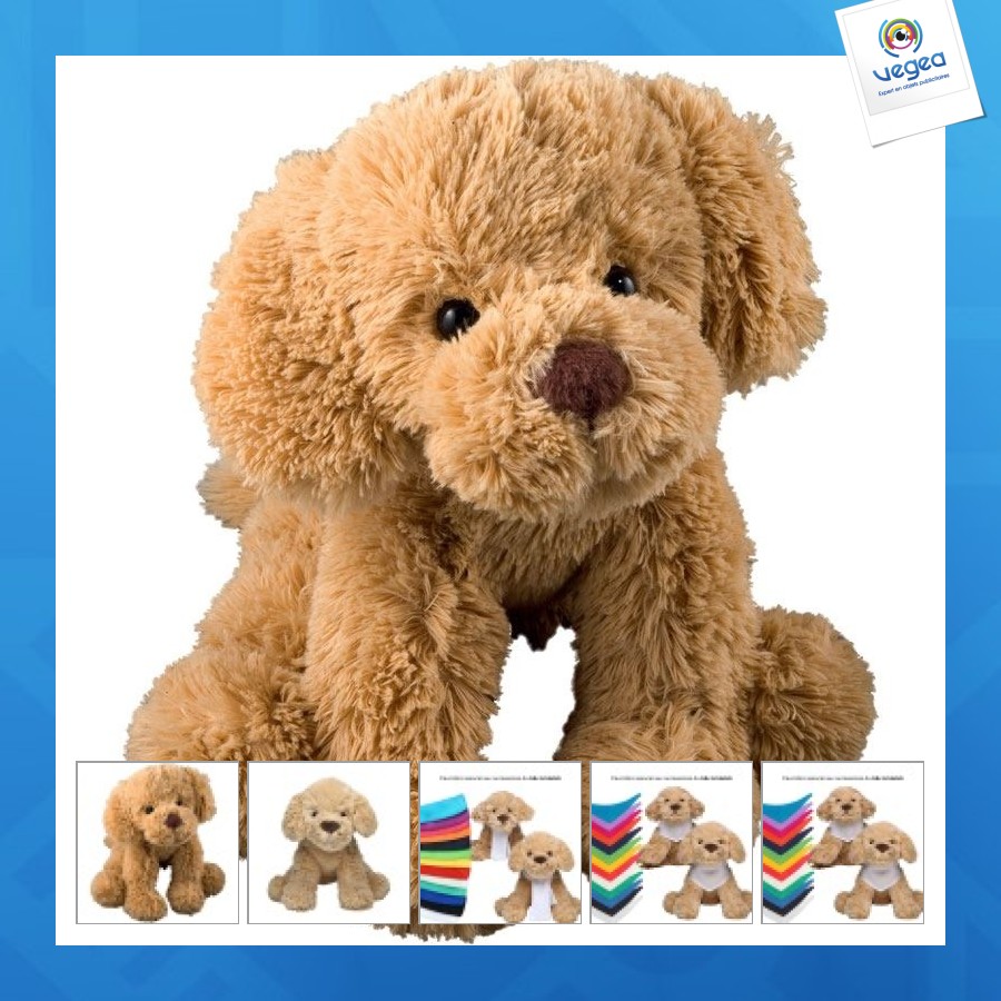 Peluche chien personalizable m