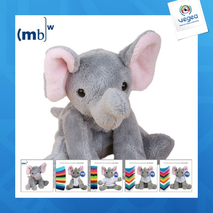 Peluche de animales del zoológico de elefantes de linus