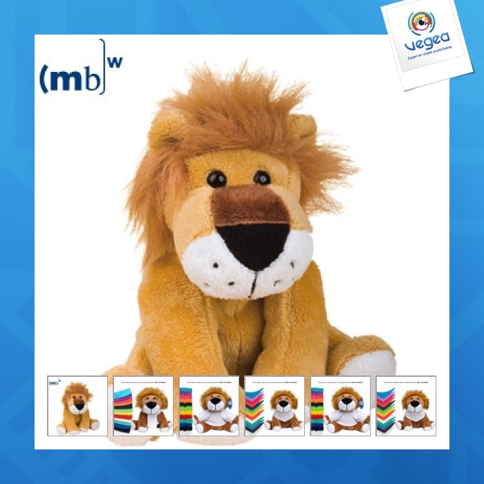 Peluche de animales del zoológico de leones de ole