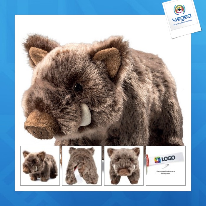 Peluche de jabalí.