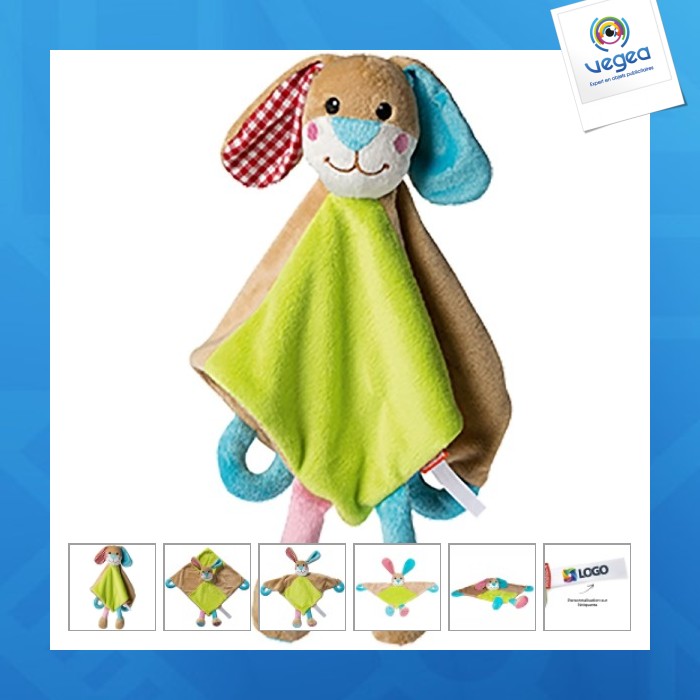 Peluche de promoción de conejo.