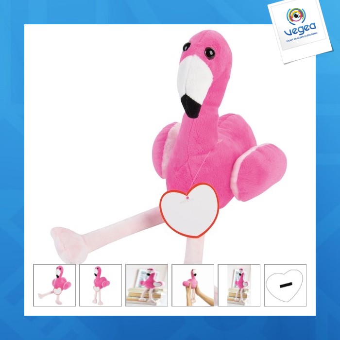 Peluche de promoción flamenco rosa