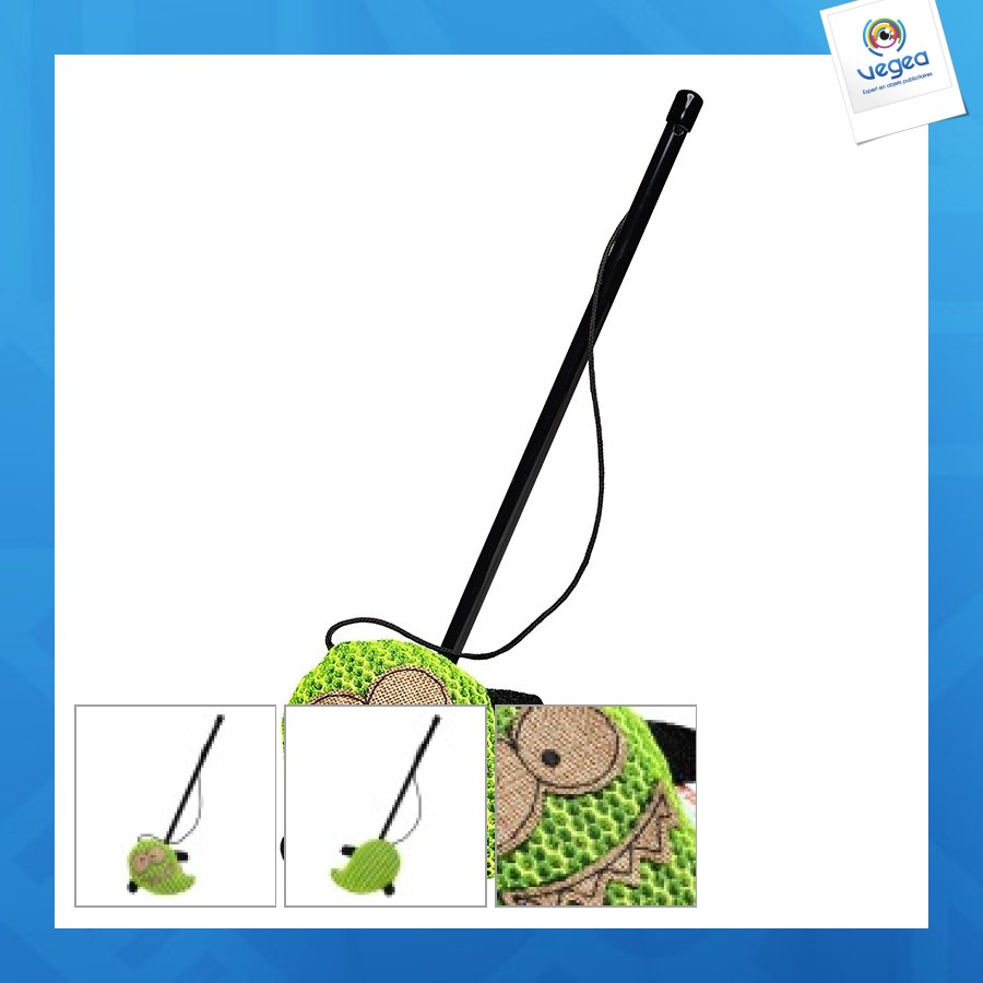 Peluche de promoción monstre pour chat avec canne à pêche - mbw