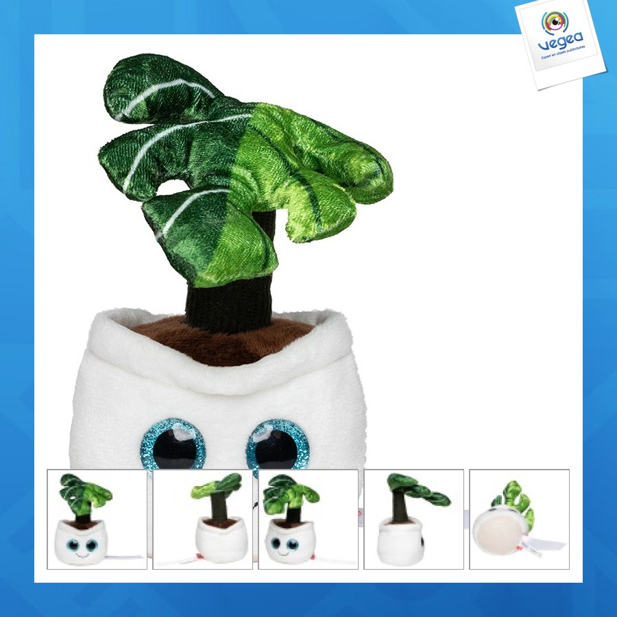 Peluche personalizable monstera