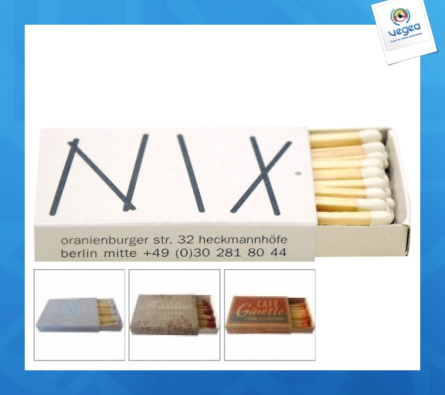 Pequeña caja de 20 cerillas