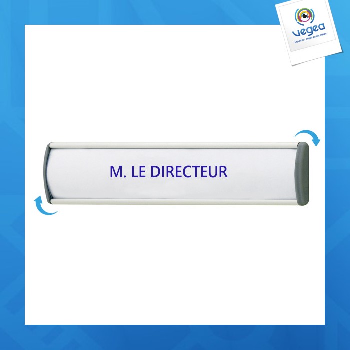Placa de identificación alu-sign 40 x 150 mm