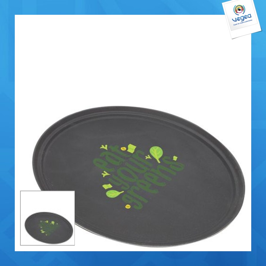 Plateau rond antidérapant 40cm