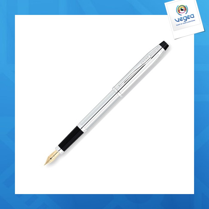 Pluma estilográfica personalizable century ii cromada