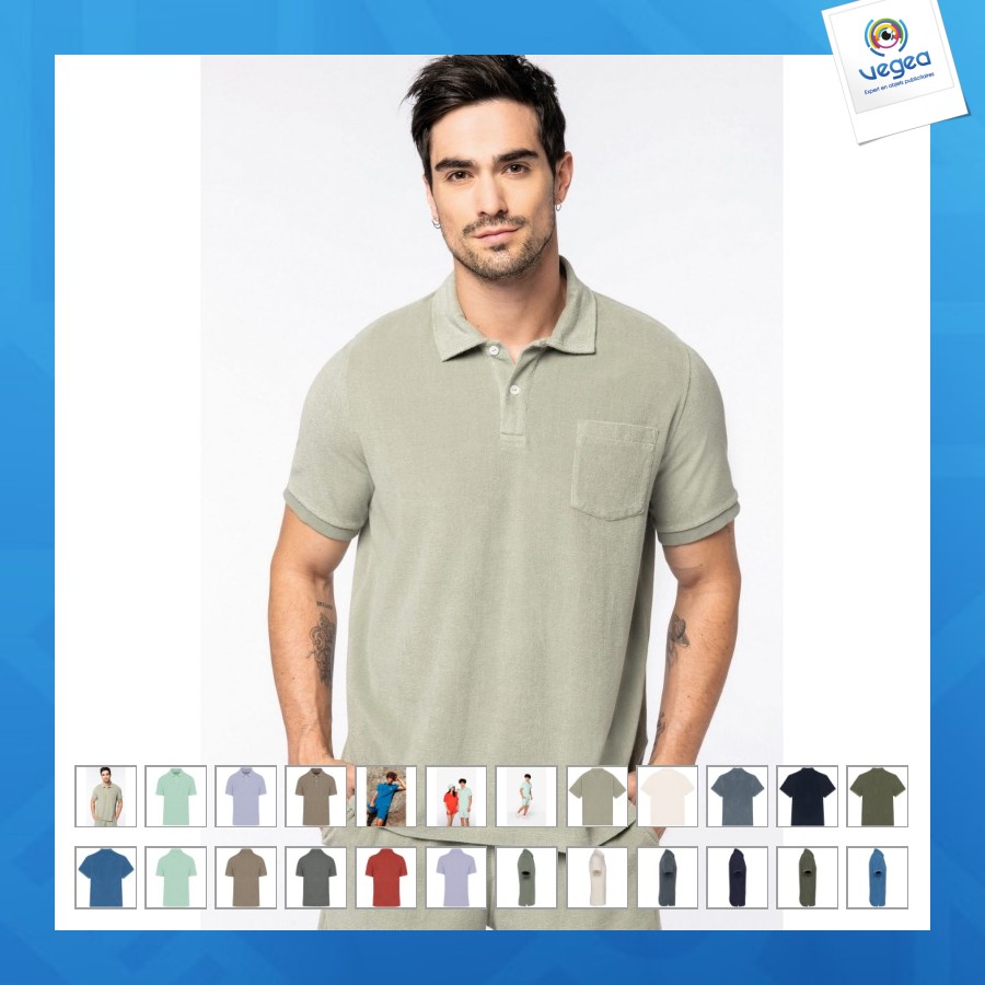 Polo de rizo para hombre