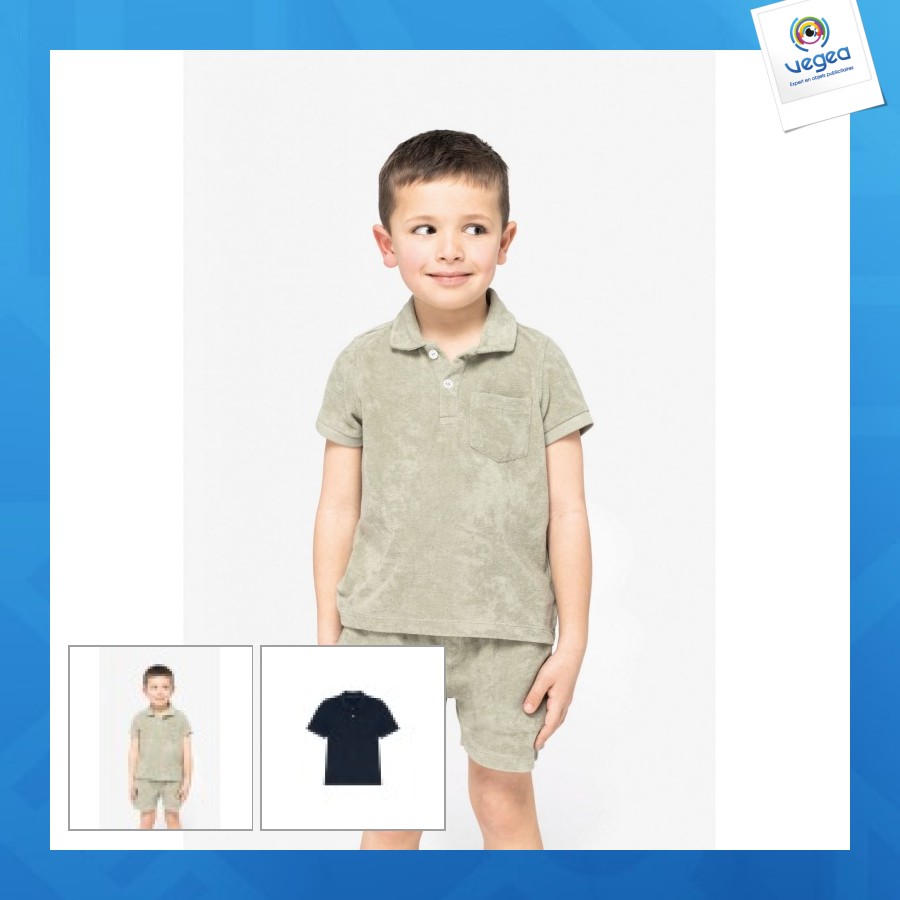 Polo de rizo para niño