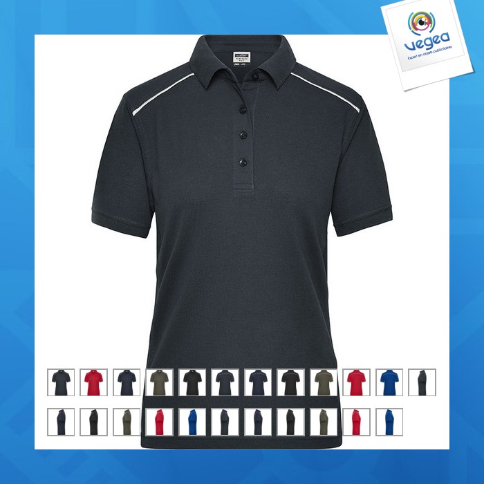 Polo de trabajo orgánico para mujer - daiber
