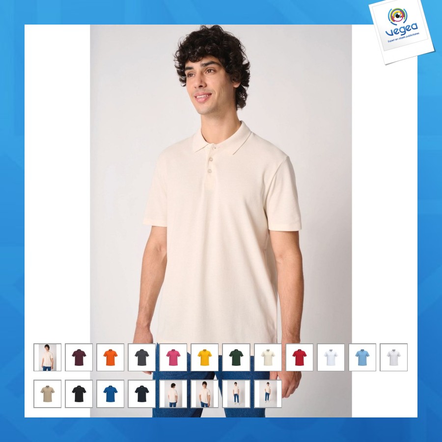 Polo personalizable piqué homme