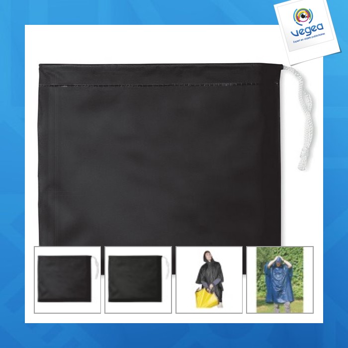 Poncho de promoción reutilizable