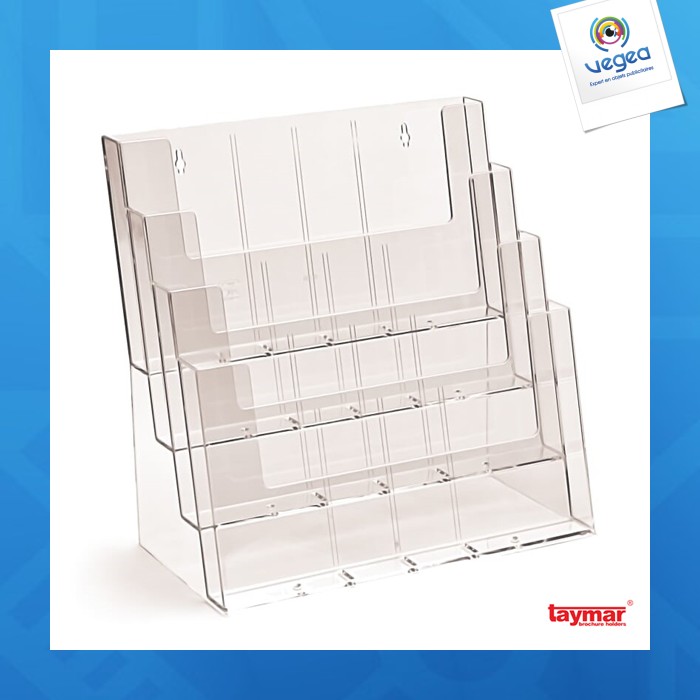 Portafolletos de mostrador taymar 4xa4 landscape esc