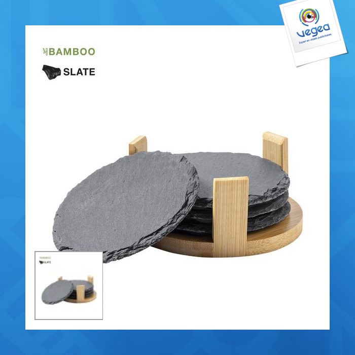 Posavasos de pizarra