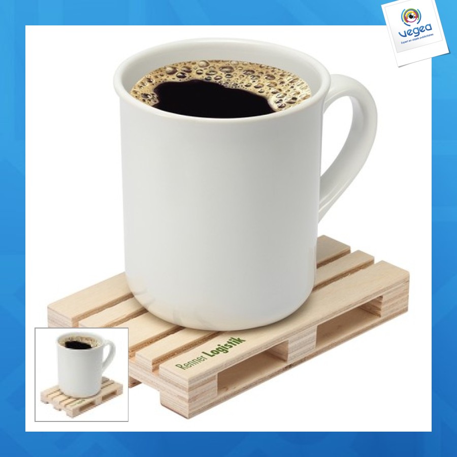 Posavasos personalizable de madera pallet?