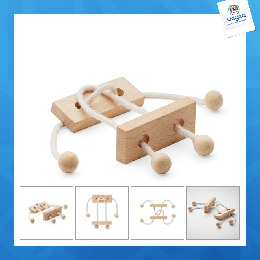 Puzzle rectangular de madera