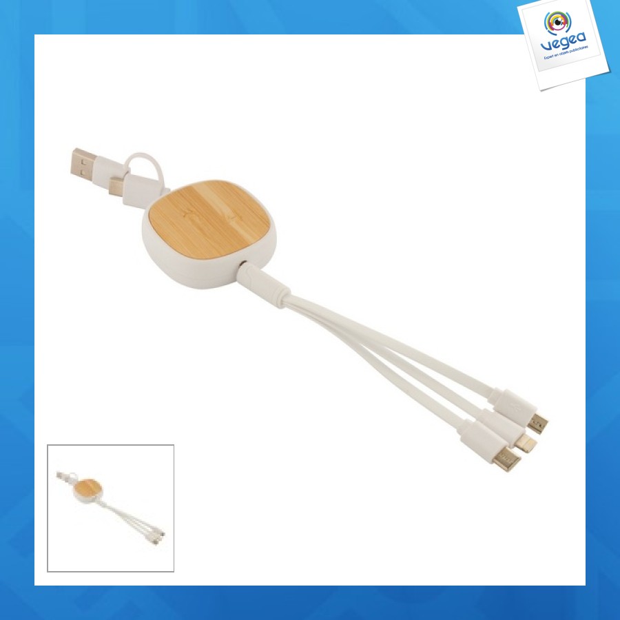 Rabsle cable chargeur de promoción usb